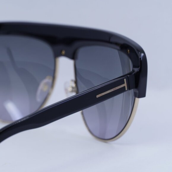 New Tom Ford Liane FT0318 01B Sunglasses - Shiny Black Frame - Lowest price! main image 8